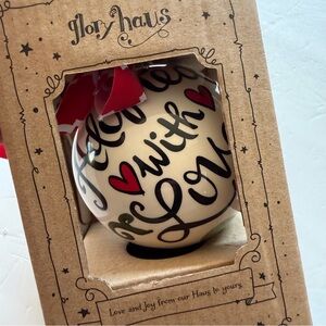 Glory Haus Ornament Adopted with Love Christmas Ball